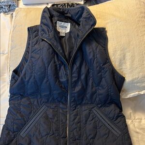 Old Navy Blue Quilted Puffer Vest